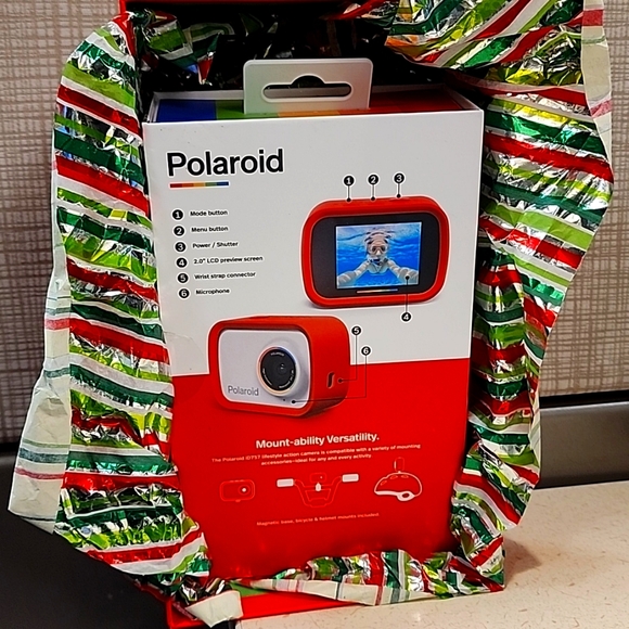 Polaroid Sport Action Camera 720p 12.1mp, Waterproof Camcorder Video Camera with - Picture 6 of 13